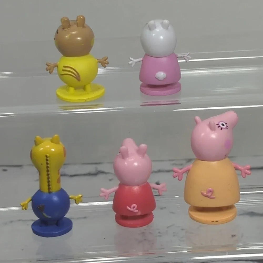 Peppa Pig Figures‎ Cake Toppers Figures Lot of 5